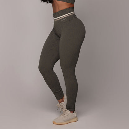 Verde Militar Crunchy empina bum bum leggings