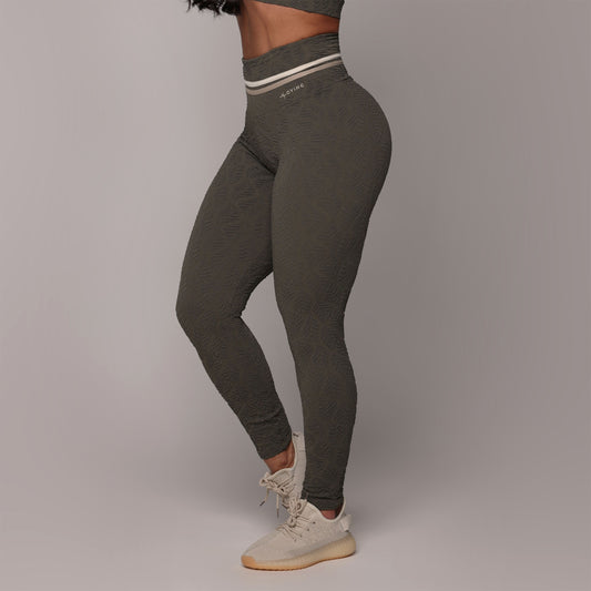 Verde Militar Crunchy empina bum bum leggings