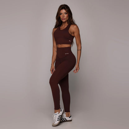 Espresso empina bum bum leggings