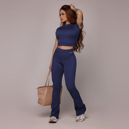Royal Blue flare Leggings
