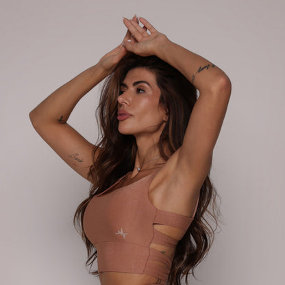 Canela Glossy Top