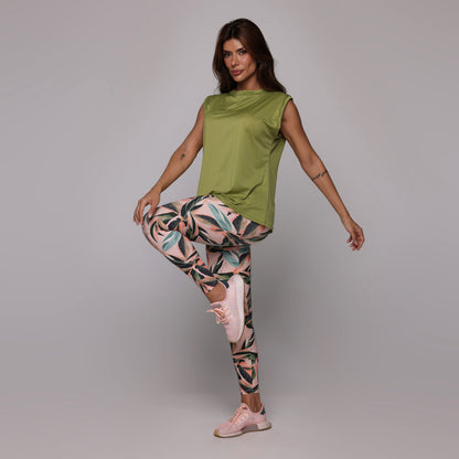 Olive Long Cover Top