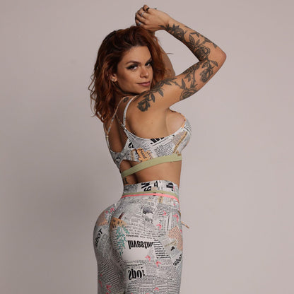 Newspaper Empina bum bum Leggings