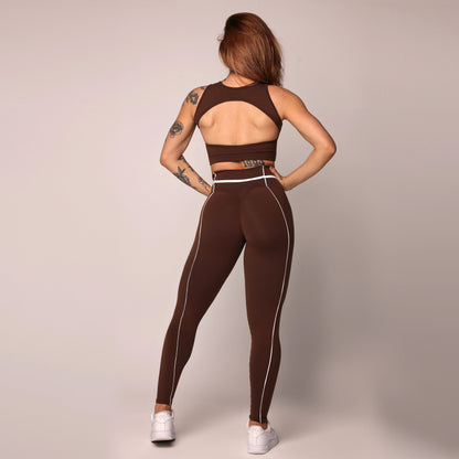 Cacao Liso empina bum bum leggings