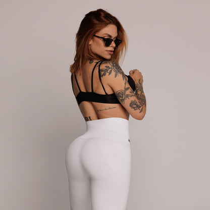 White Seamless Leggings