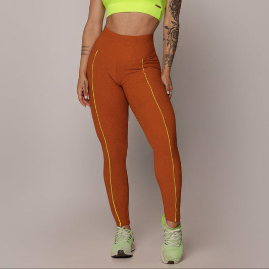 Terracota Neon empina bum bum leggings