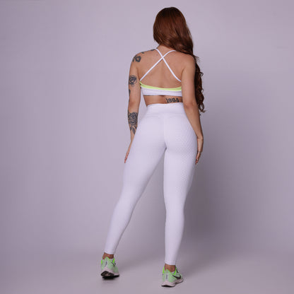 White Bubbles Empina bum bum leggings