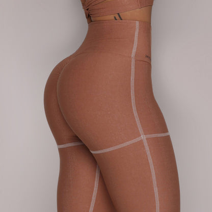 Glossy Canela Lines empina bum bum leggings