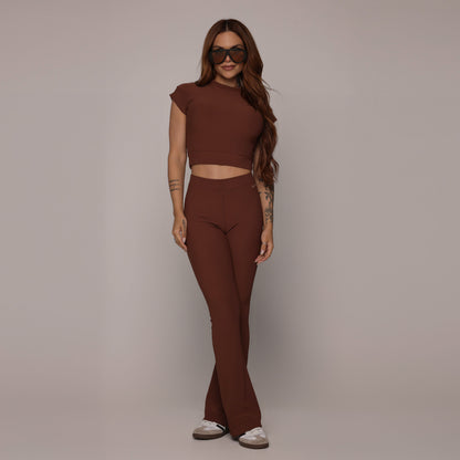Coffee Flare Leggings