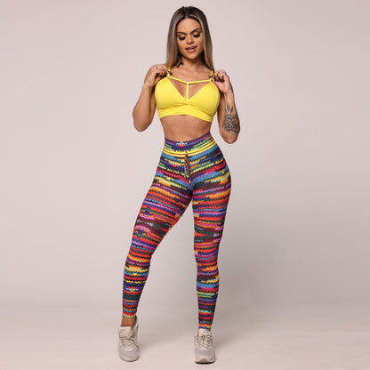 Color Crochet Empina bum bum Leggings