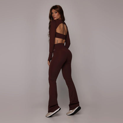 Espresso Flare leggings