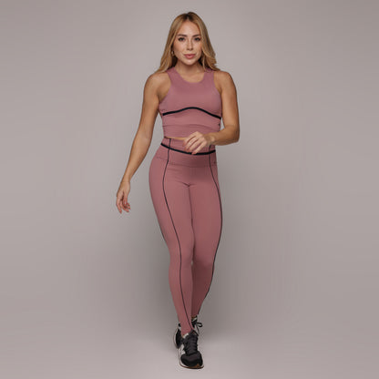 Blackout Rosa seco empina bum bum leggings