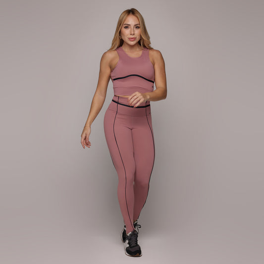 Blackout Rosa seco empina bum bum leggings