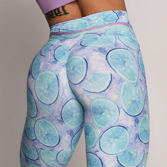 Lavender limes empina bum bum leggings