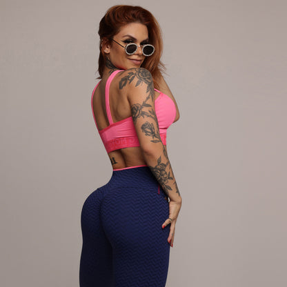 Sienna Rosa Blue empina bum bum leggings