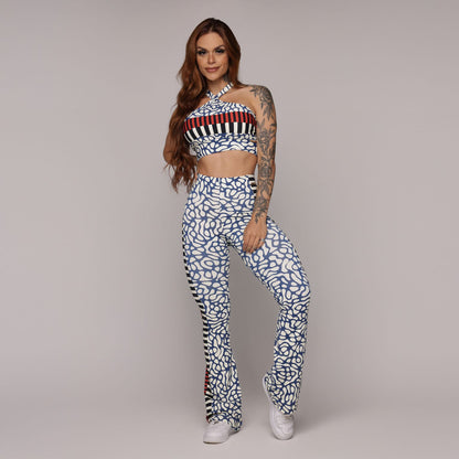 Ale blue Flare Leggings