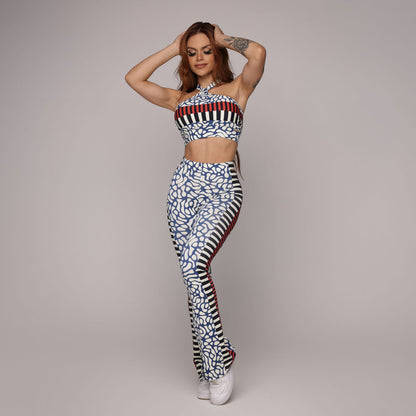 Ale blue Flare Leggings