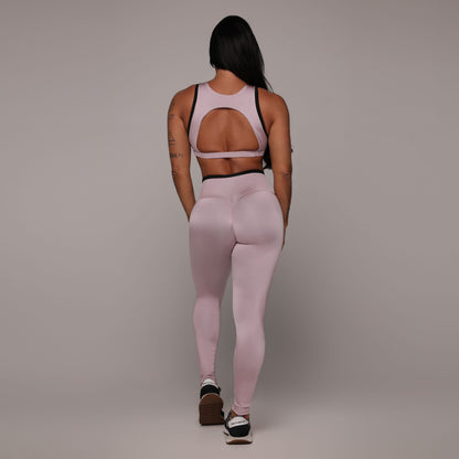 Rosa blackout empina bum bum leggings