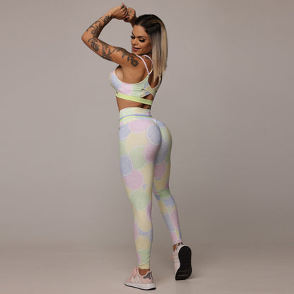 Lime Color empina bum bum leggings