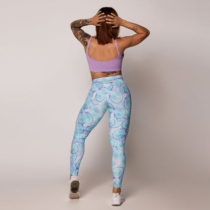 Lavender limes empina bum bum leggings