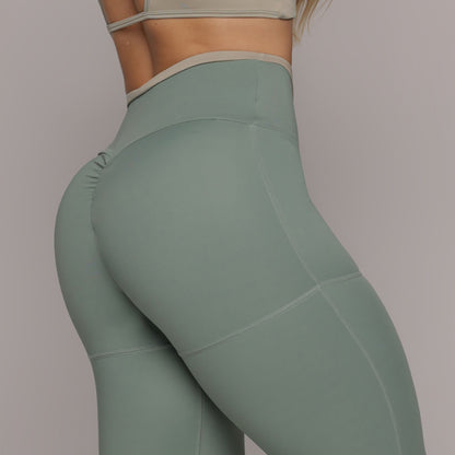 Verde Nórdico Empina bum bum leggings