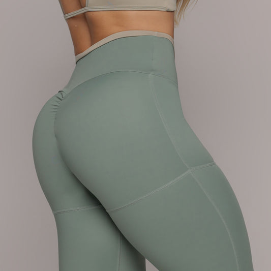 Verde Nórdico Empina bum bum leggings