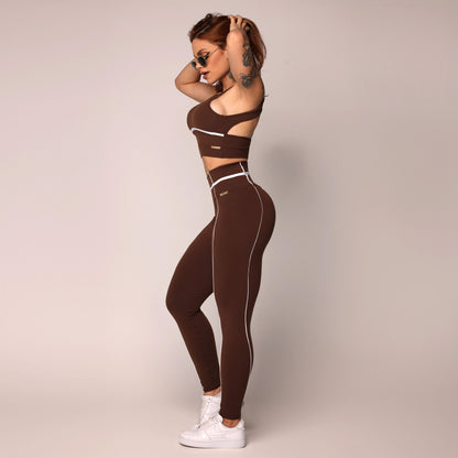 Cacao Liso empina bum bum leggings