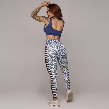 Ale blue Empina bum bum leggings