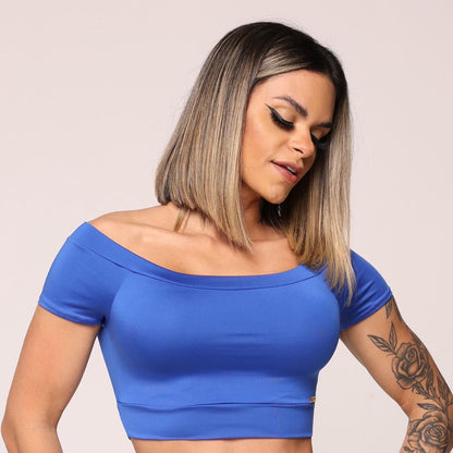 Royal Blue Manguina Top