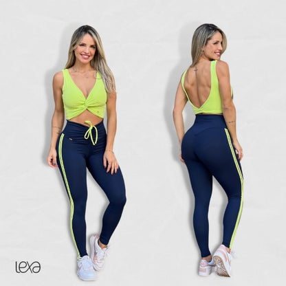 MARCELA PAMELA NEON LEGGINGS SET