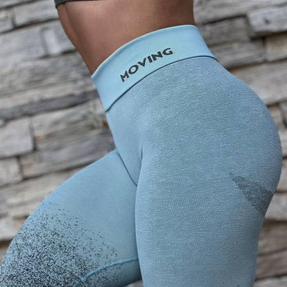 The Blue And Gray Seamless leggings