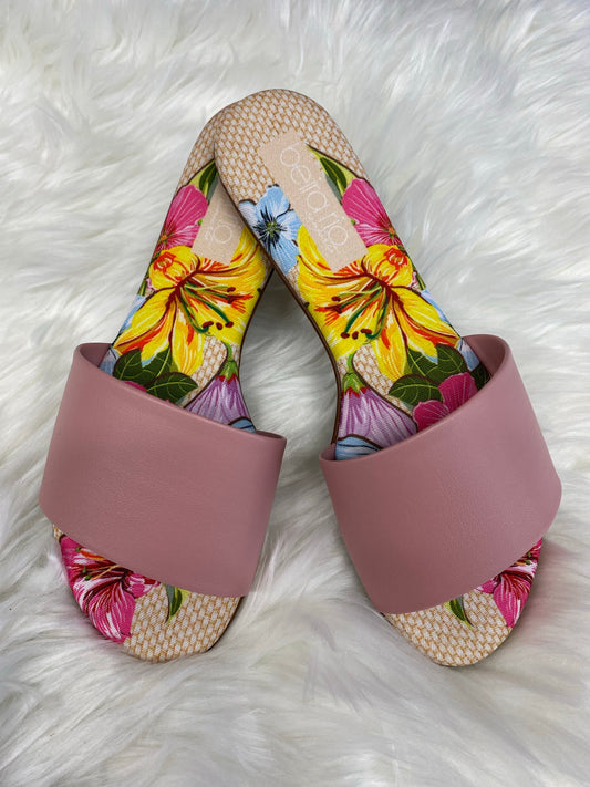 The pink Flowers Napa Sandals