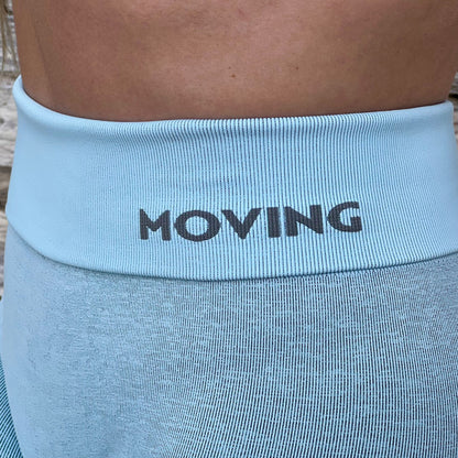 The Blue And Gray Seamless leggings